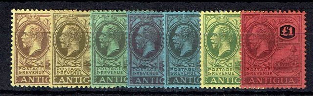 Image of Antigua SG 55/61 MM British Commonwealth Stamp